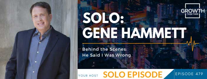 Behind The Scenes: He Said I Was Wrong