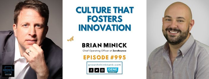 Culture that Fosters Innovation with Brian Minick at ZeroBounce