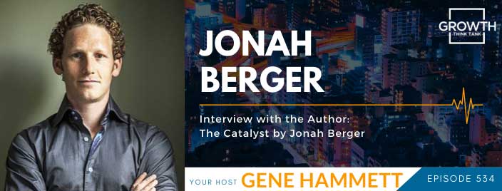 Interview with the Author: The Catalyst by Jonah Berger
